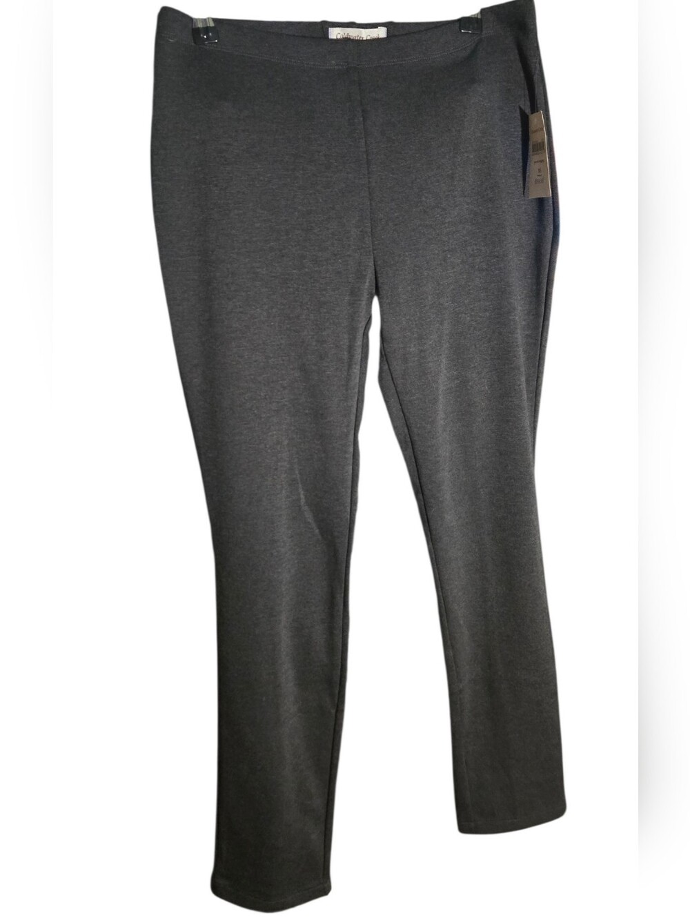 Coldwater Dark Charcoal Ponte Pull-On Leggings Size XS NWT
